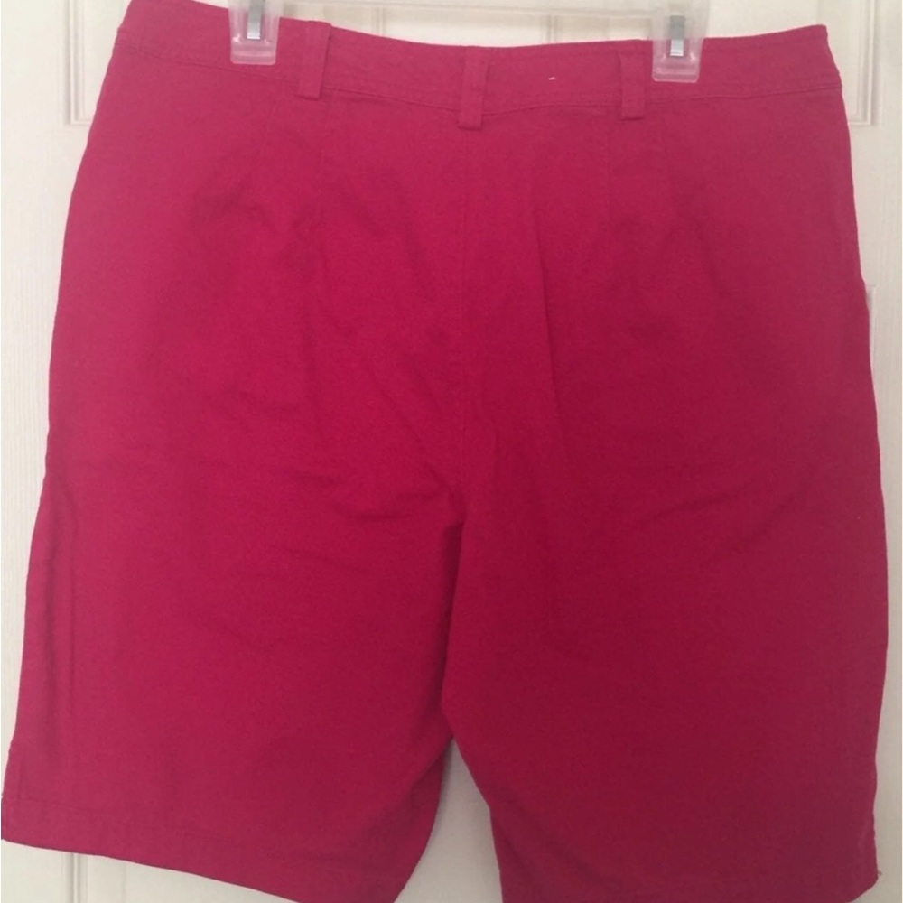 White Stag Women’s Bermuda Shorts XL 16 High Waist Short Flat Front sp… - Picture 2 of 7